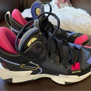 Nike Jordan Why Not? Zer0.2 SE Shoes in Black/Multicolor